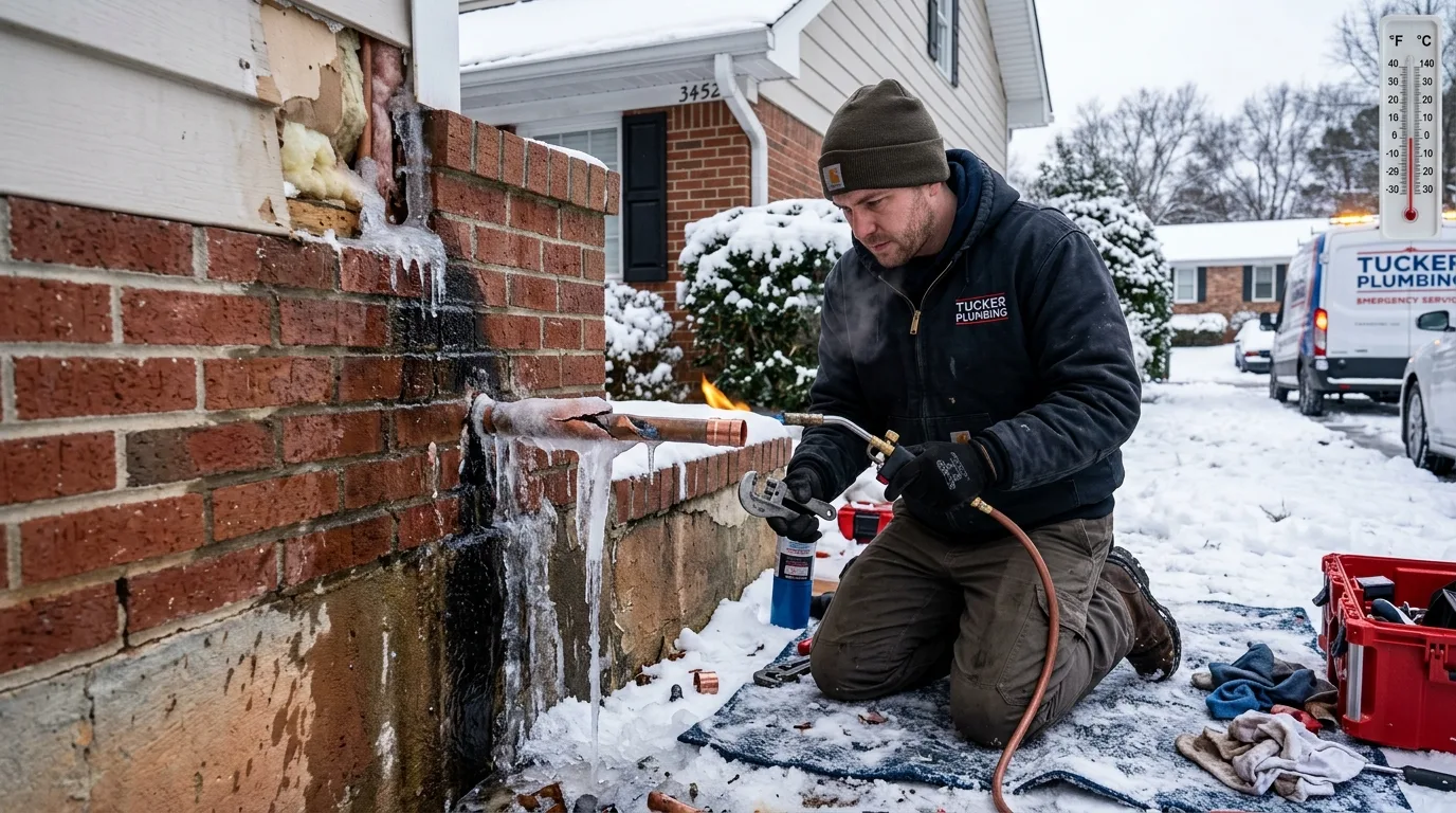 Burst Pipes in East Point: What to Do When Temperatures Drop