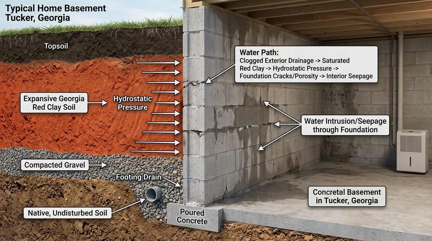Why East Point Homes Are Prone to Water Damage (Blame the Red Clay)