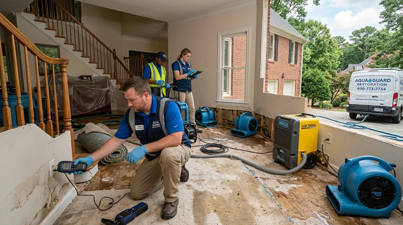 How Long Does Water Damage Restoration Take in East Point?